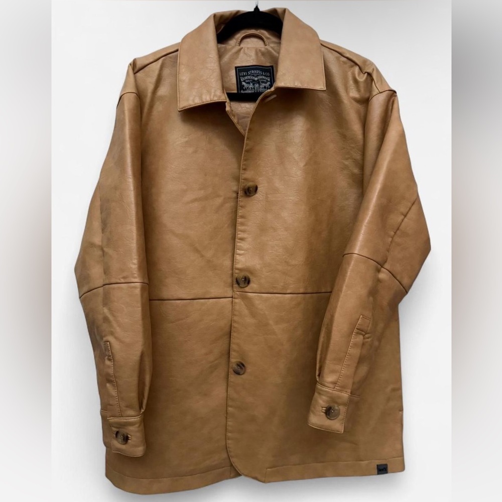 Levi's Tan Faux Leather Jacket
